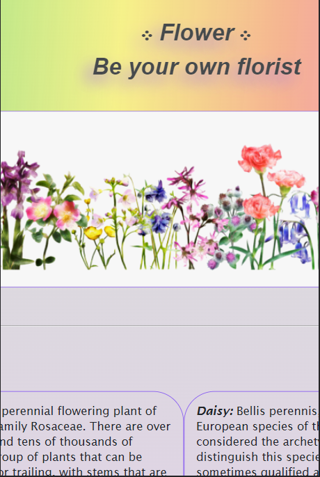 Preview of Denisa M Tudor's flowers app